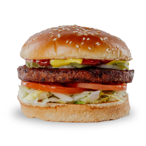 Enjoy a Veggie Burger from Beefaroo